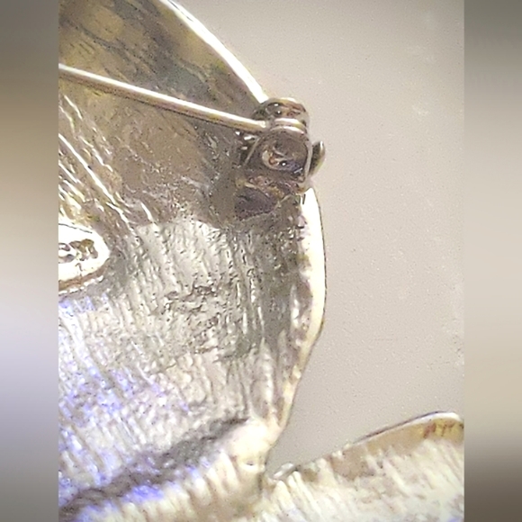 Vintage OPC Snowy Owl Aurora Borealis Brooch Pin - Picture 5 of 8
